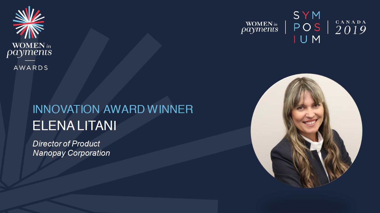 You are currently viewing nanopay’s Elena Litani wins the Women in Payments Innovation Award